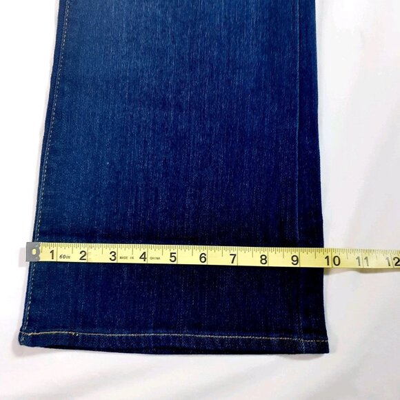Levi Strauss Signature Jeans Women's 18M W34 L32 Mid-Rise Bootcut Dark Wash - Picture 12 of 12